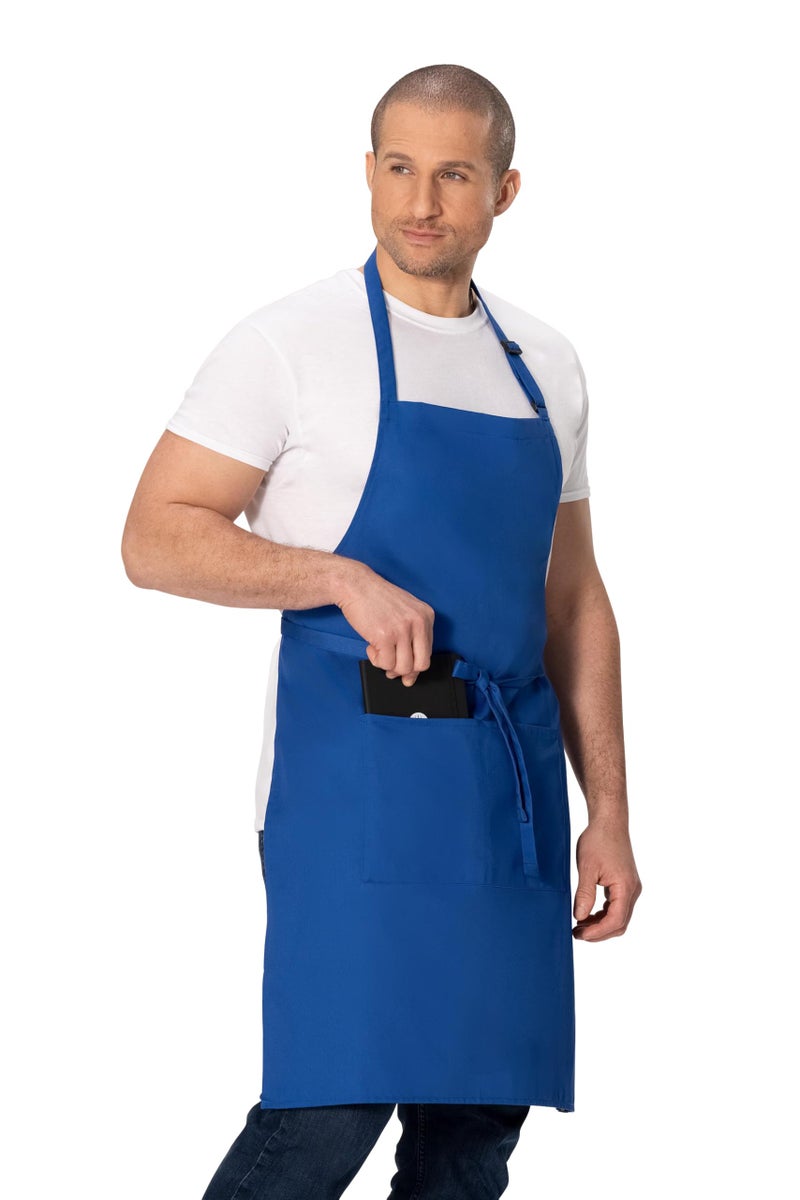 شيف وركس مريلة جزار للجنسين من Chef Works مقاس ملكي واحد - Image 4